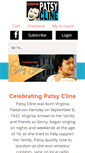 Mobile Screenshot of celebratingpatsycline.org